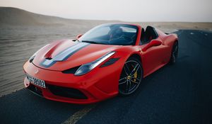 Превью обои ferrari 458, ferrari, спорткар, красный
