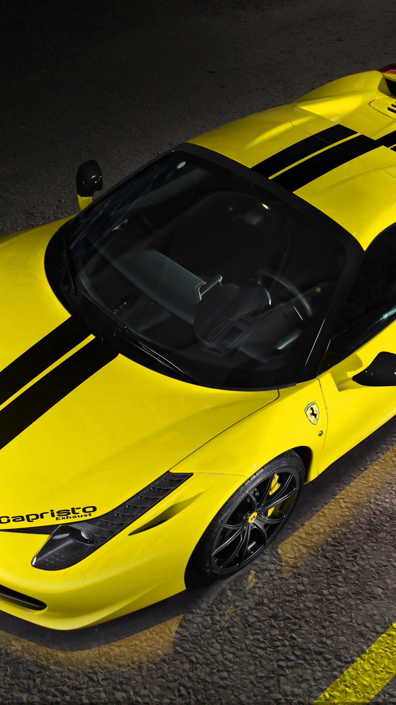 Ferrari 458 Italia Spider Yellow