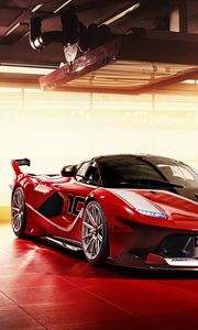 Превью обои ferrari fxx-k, спорткар, красный