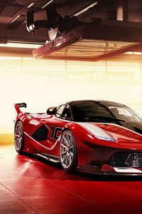 Превью обои ferrari fxx-k, спорткар, красный