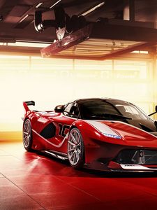 Превью обои ferrari fxx-k, спорткар, красный