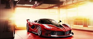 Превью обои ferrari fxx-k, спорткар, красный