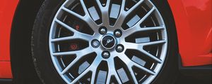 Превью обои ferrari, колесо, шина