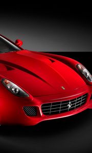 Превью обои ferrari, scaglietti, красный, феррари