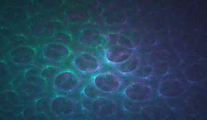 Превью обои фигуры, фон, свечение, синий