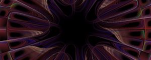 Превью обои фигуры, линии, темнота, фиолетовый