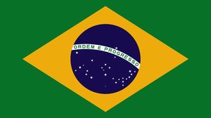 Превью обои флаг, бразилия, символика