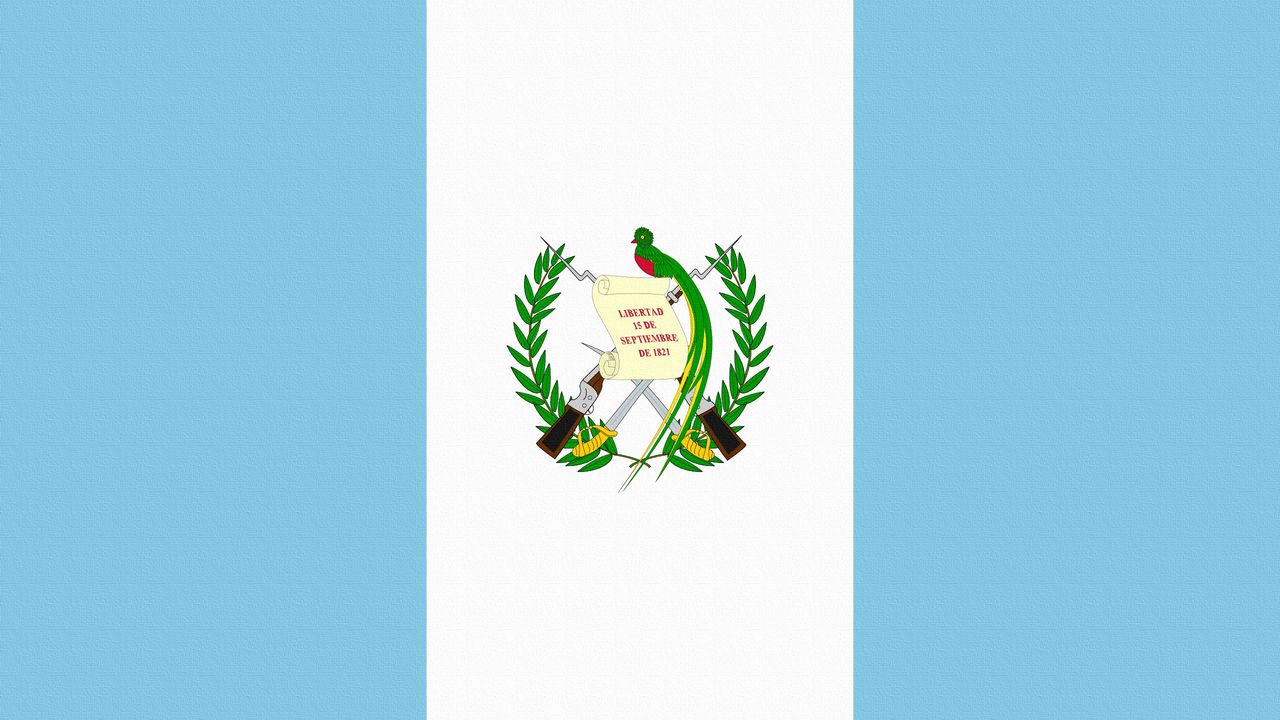 Обои флаг, герб, гватемала