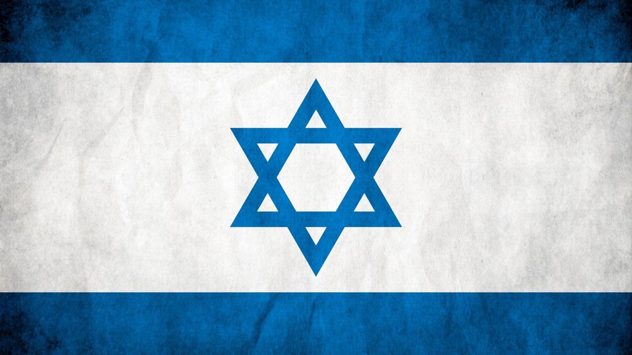 Обои флаг, израиль, звезда давида, символика, текстура
