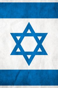 Превью обои флаг, израиль, звезда давида, символика, текстура