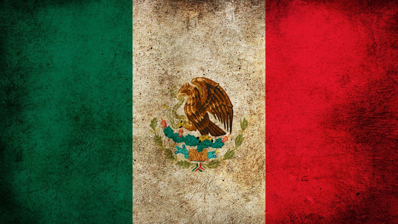 Обои флаг, мексика, картинка, цвета, полоски