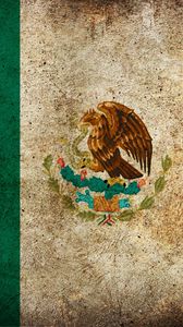 Превью обои флаг, мексика, картинка, цвета, полоски