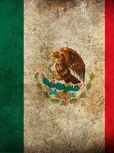 Превью обои флаг, мексика, картинка, цвета, полоски