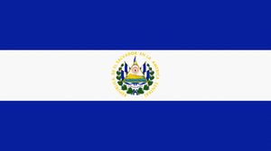 Превью обои флаг, сальвадор, линии, символика