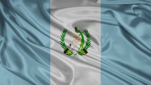 Превью обои флаг, символика, цвета, материал, шелк, растение, ветка, гватемала