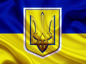 Превью обои флаг, украины, тризуб