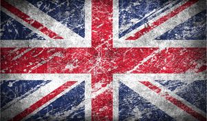 Превью обои флаг, великобритания, британский флаг