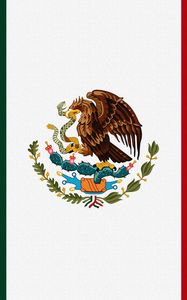 Превью обои флаг, змея, мексика, орел