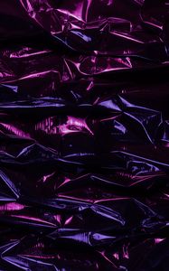 Превью обои фольга, фиолетовый, темный, текстура, поверхность