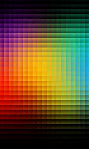 Превью обои фон, пиксели, разноцветный, яркий
