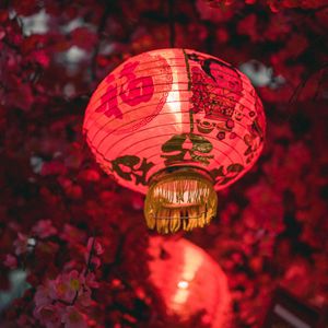 Превью обои фонарь, китайский, праздник