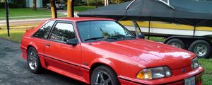 Превью обои ford, 1993, foxbody, mustang