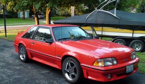 Превью обои ford, 1993, foxbody, mustang