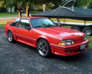 Превью обои ford, 1993, foxbody, mustang