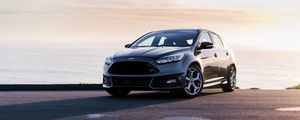 Превью обои ford focus, ford, автомобиль, серый