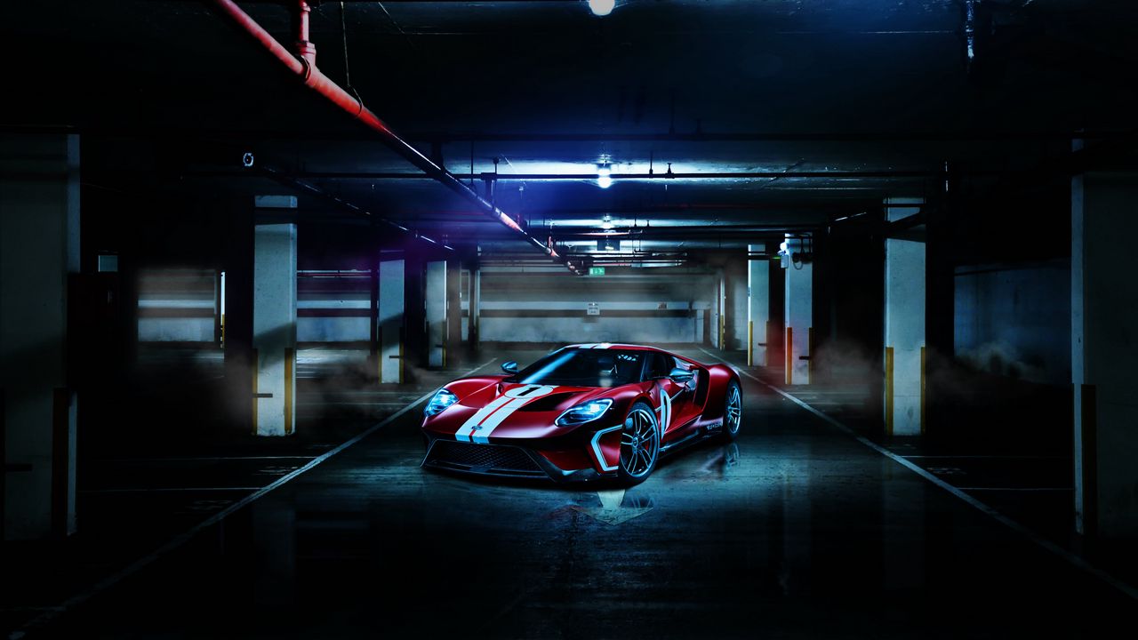 Обои ford gt, ford, спорткар, тюнинг