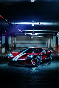 Превью обои ford gt, ford, спорткар, тюнинг