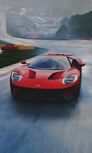 Превью обои ford gt, ford, спорткар, суперкар, вид спереди