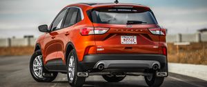 Превью обои ford, кроссовер, вид сбоку, автомобиль