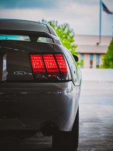 Превью обои ford, машина, фары