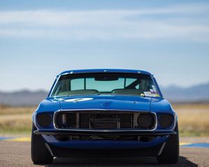 Превью обои ford mustang, 1969, авто, вид спереди