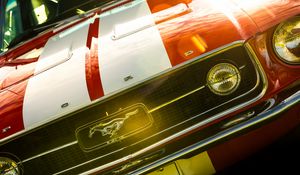 Превью обои ford mustang, fastback, 1967, бампер