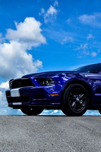 Превью обои ford mustang, ford, вид сбоку