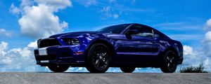 Превью обои ford mustang, ford, вид сбоку