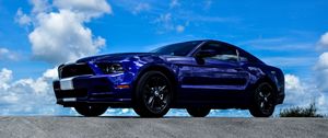 Превью обои ford mustang, ford, вид сбоку