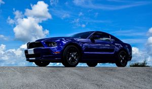 Превью обои ford mustang, ford, вид сбоку