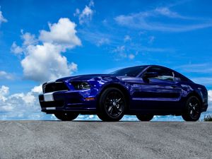 Превью обои ford mustang, ford, вид сбоку