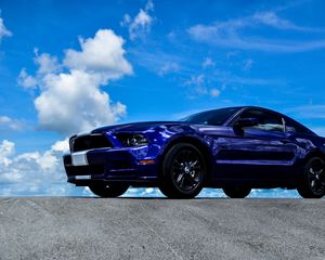 Превью обои ford mustang, ford, вид сбоку