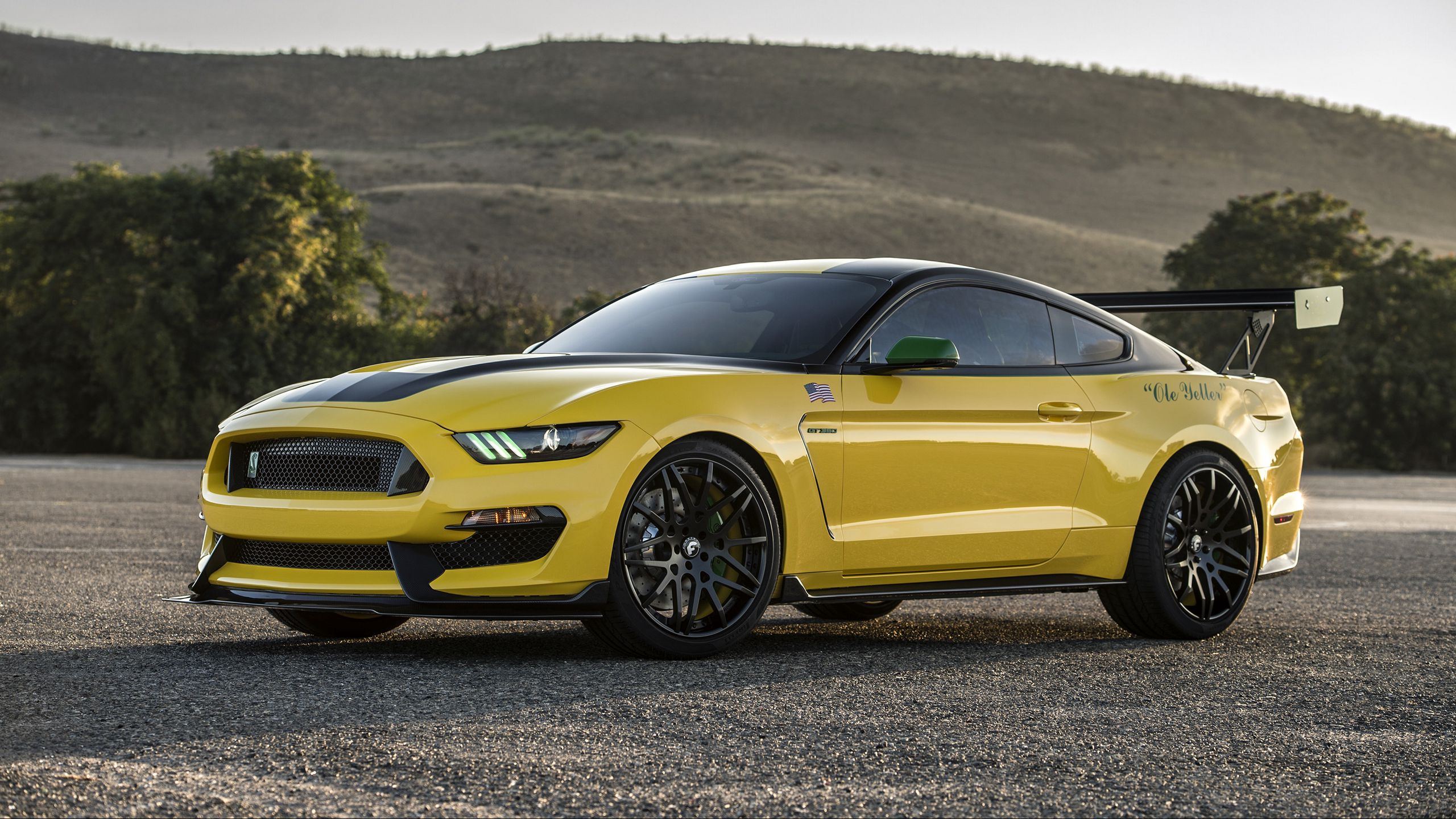 Ford Mustang 5 Р¶РµР»С‚С‹Р№