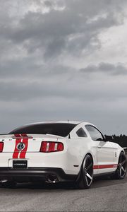Превью обои ford, mustang, gt500, shelby, muscle car, форд