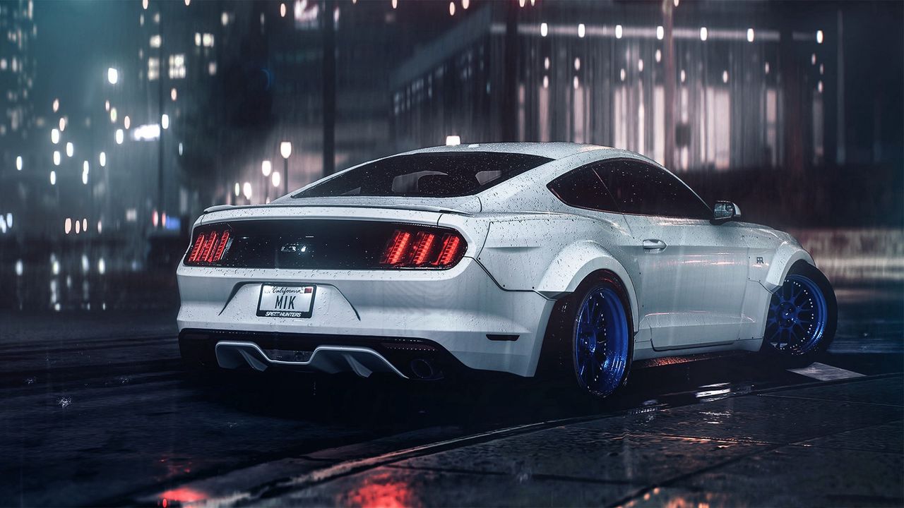Обои ford, mustang, gt, 2016, rtr