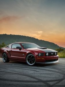 Превью обои ford mustang, gt, вид сбоку