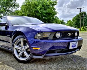 Превью обои ford mustang, машина, hdr