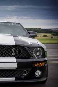 Превью обои ford mustang, shelby, автомобиль, спортивный, вид спереди