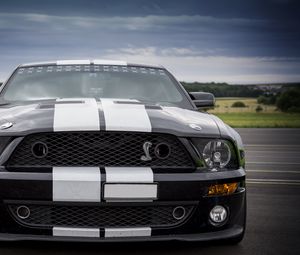 Превью обои ford mustang, shelby, автомобиль, спортивный, вид спереди