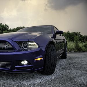 Превью обои ford mustang v6, ford mustang, спорткар, колесо, шины